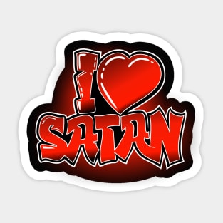 I Heart Satan! Sticker